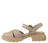 Sandale casual, dama, ANNA VIOTTI, D47-1090 gri, piele naturala